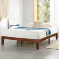 Mellow Naturalista Classic 12-Inch Solid Wood Platform Bed | Wooden Slats by MELLOW