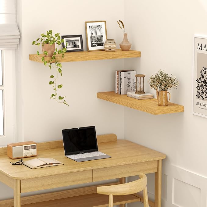 24 Inch Floating Shelves, 12 Inch Deep Floating Shelves - Image 6