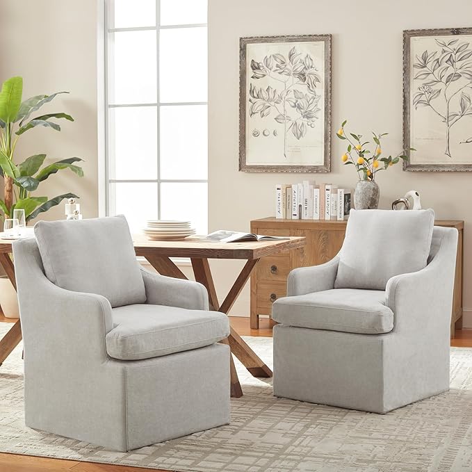 VKNOW Upholstered Dining Chairs, Modern Kitchen Chairs Dinner Chairs - Image 6