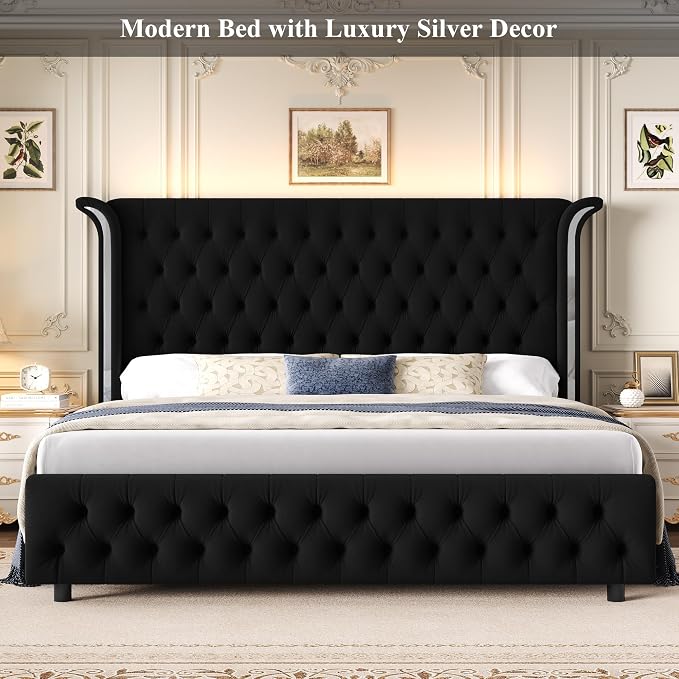 Keyluv King Smart LED Bed Frame - Image 3