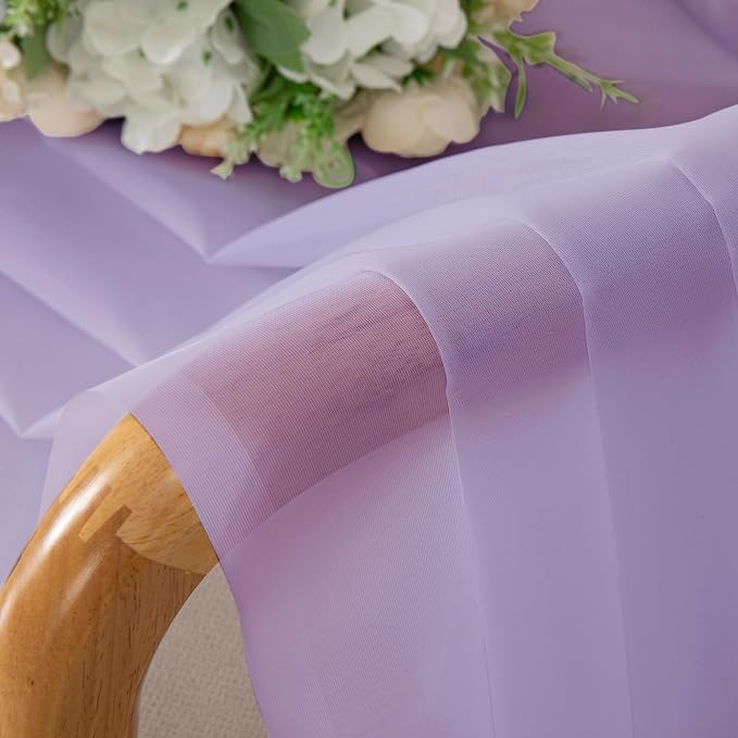 Chyhomenyc Lilac Sheer Valances - Image 7