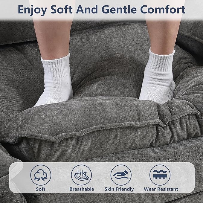 U Shaped Modular Sectional Sofa, Cloud Couch - Image 5