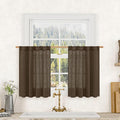 LAMIT 36 Inch Length Linen Curtains by LAMIT