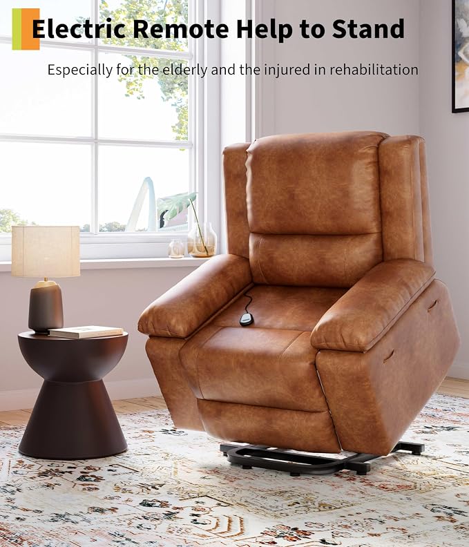 GarveeHome Oversized Wide Power Lift Recliner Chair - Image 4