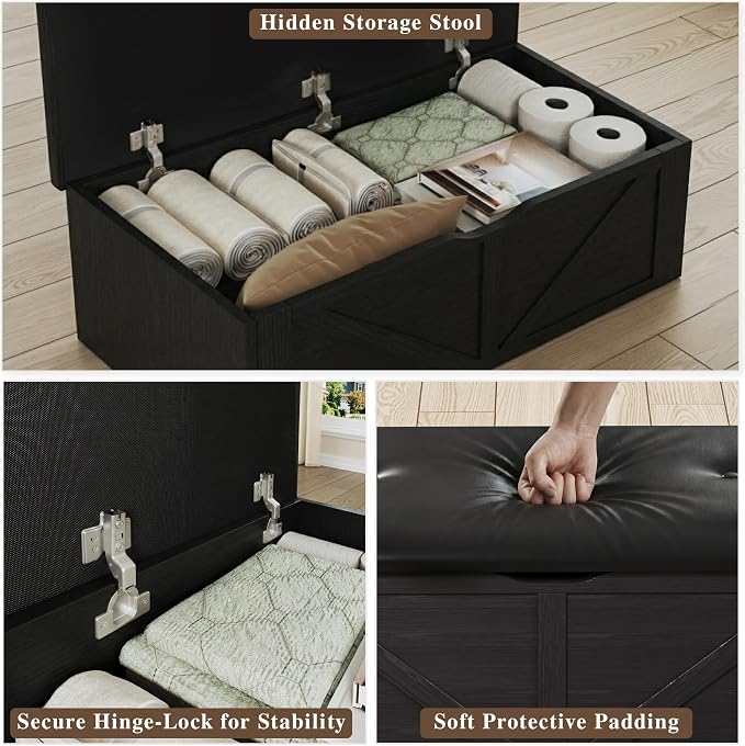 HUAHUU Coffee Table, 31.5 Lift Top Coffee Tables - Image 4