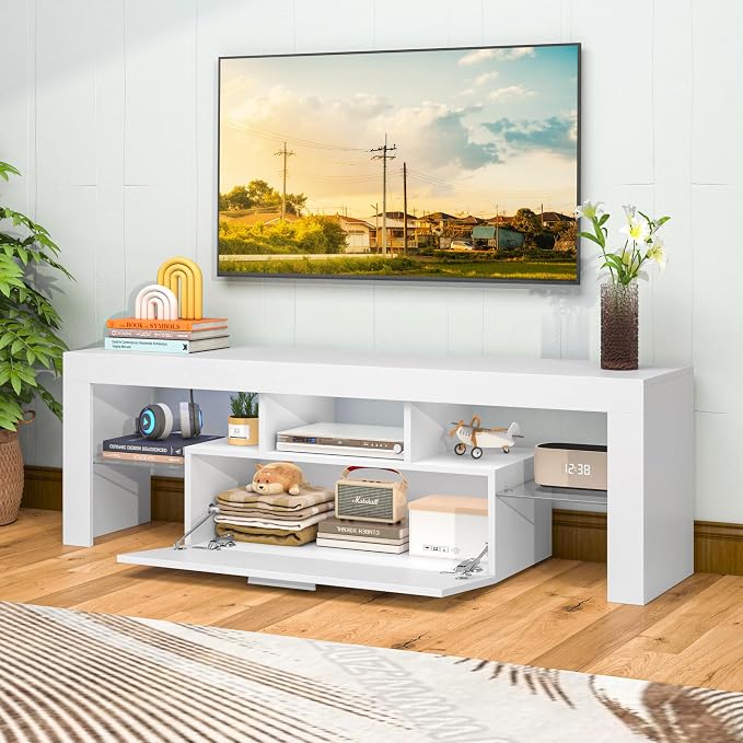 Clikuutory Modern Lighting 51 inch TV Stand - Image 7