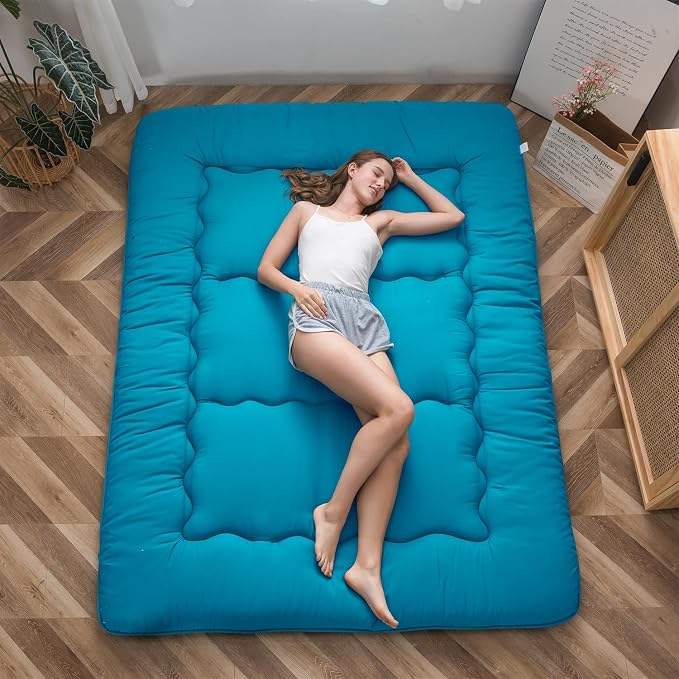 MAXYOYO Japanese Floor Mattress Futon Mattress, Thicken Tatami Mat Sleeping Pad - Image 4