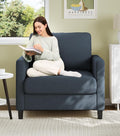 Welzona Sofa Accent Chair, Tool-Free Setup Living Room Accent Chairs, Comfy Arm by WelzonaDirect