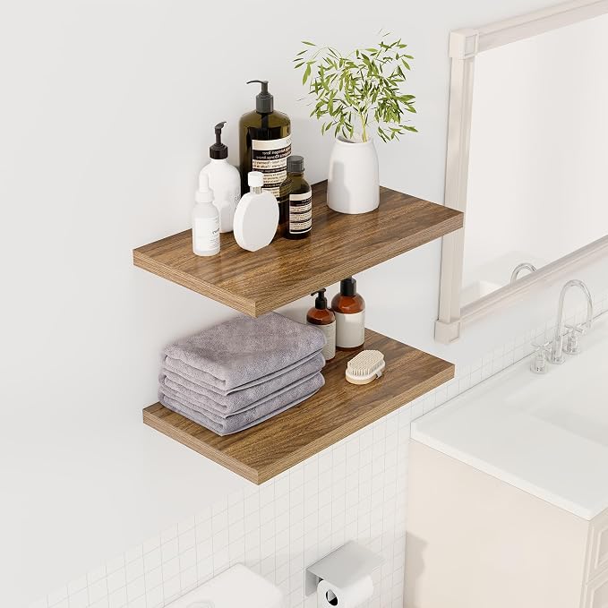 Dreamland 24" Floating Shelves for Wall, Wall-Mounted Shelves for Bedroom - Image 7