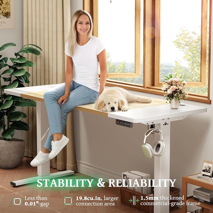 SIAGO Electric Standing Desk Adjustable - Image 2