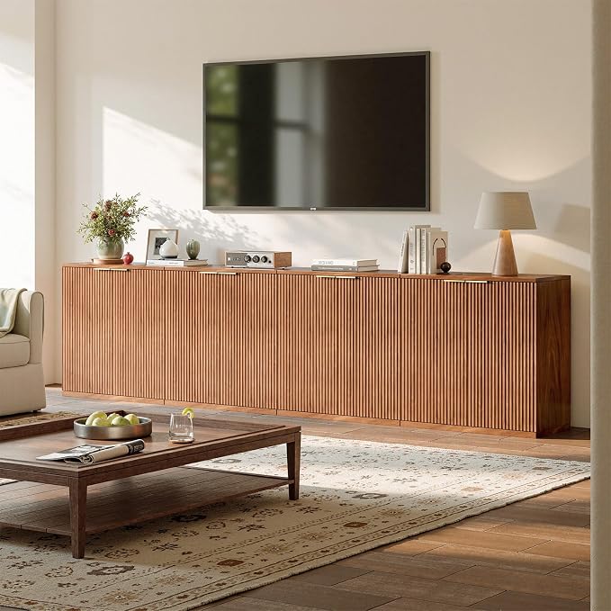 Evermagin 31.5" Walnut Buffet Cabinet - Image 7