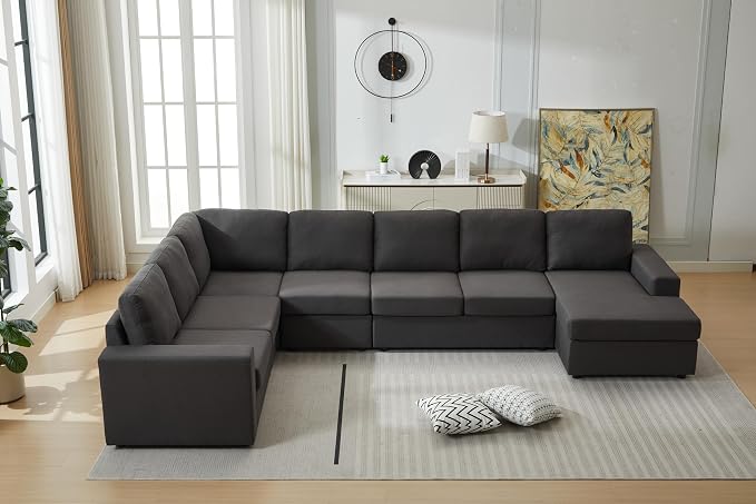 Ball & Cast 147" L-Shaped Sectional Couches - Image 11