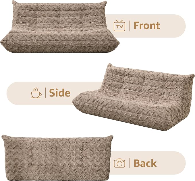 Bean Bag Chairs for Adults Giant Bean Bag Chair Memory Foam BeanBag Chair Bean - Image 8