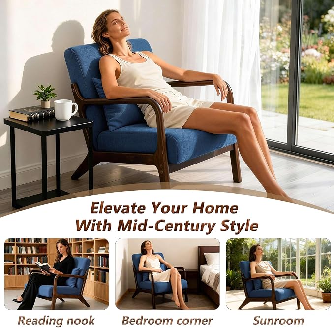 Mid Century Modern Accent Chair - Image 7