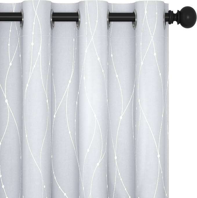 Deconovo Bedroom Curtains, Room Darkening Drapes, Thermal Insulated Soundproof by Deconovo