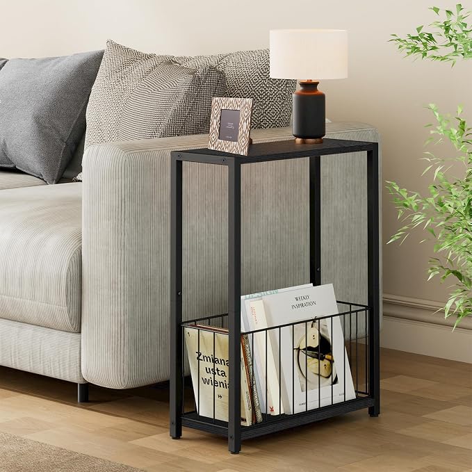 Homleke Narrow Side Tables Set of 2 - Image 2