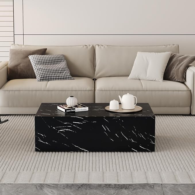 39.3'' Marble Coffee Table - Image 3