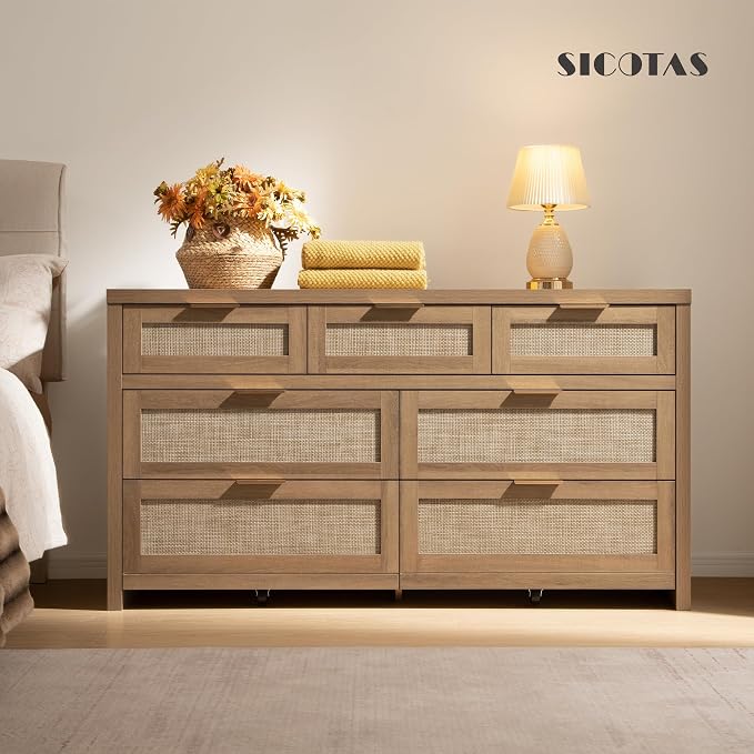 SICOTAS 7 Drawer Dresser for Bedroom, Large Chest of Drawers for Bedroom - Image 4