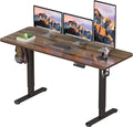 BIZUM Electric Standing Desk 63 x 24 Inch Computer Desk-Gaming Desk Dark Walnut by Unknown