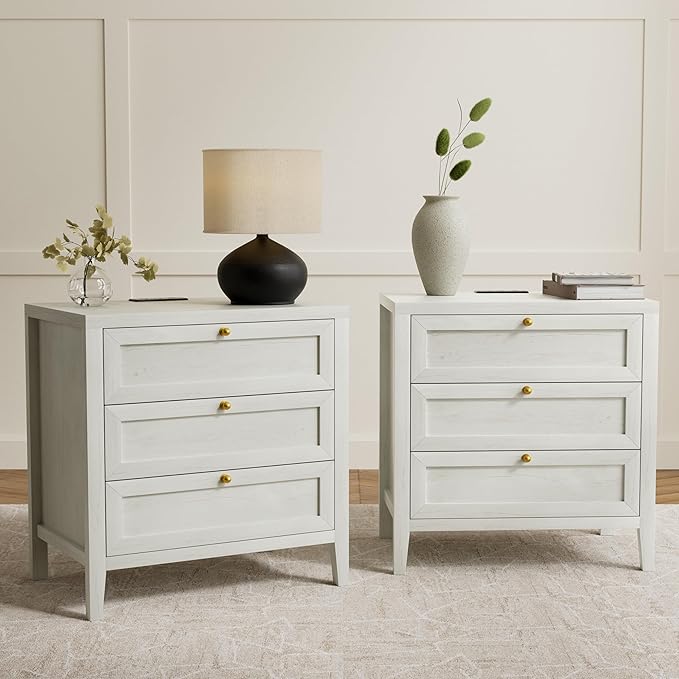 EYYTHUNG 3 Drawer Nightstand - Image 7