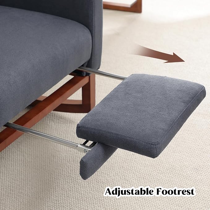 HCHAIRH Nursery Rocking Chair, Wingback Rocking Chair Nursery - Image 6