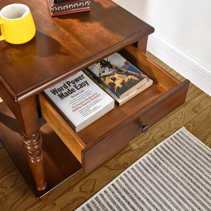 Living Room Table Set-One Rectangular Coffee Table and Two Square End Tables - Image 6