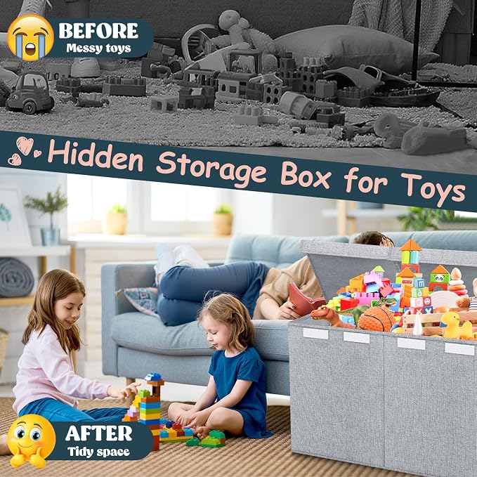 Extra Large Toy Box with Lids - Image 7