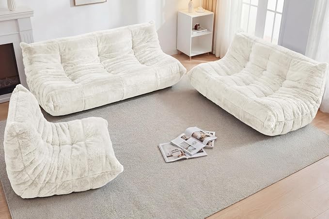 Bean Bag 3-Seater Chair Big Sofa Beanbag Chair - Image 9
