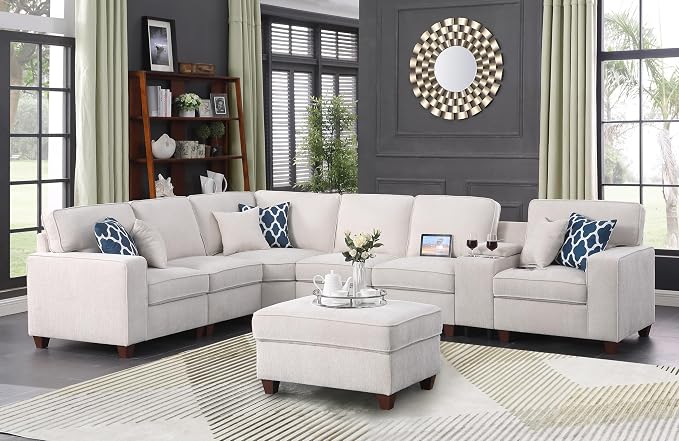 Ball & Cast 127" L-Shaped Sectional Couches by BallCast