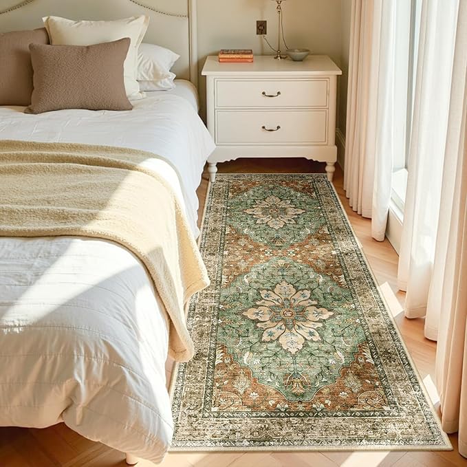 RELEANY Area Rugs 3'x6' Runner Rug Non Slip Washable - Image 2