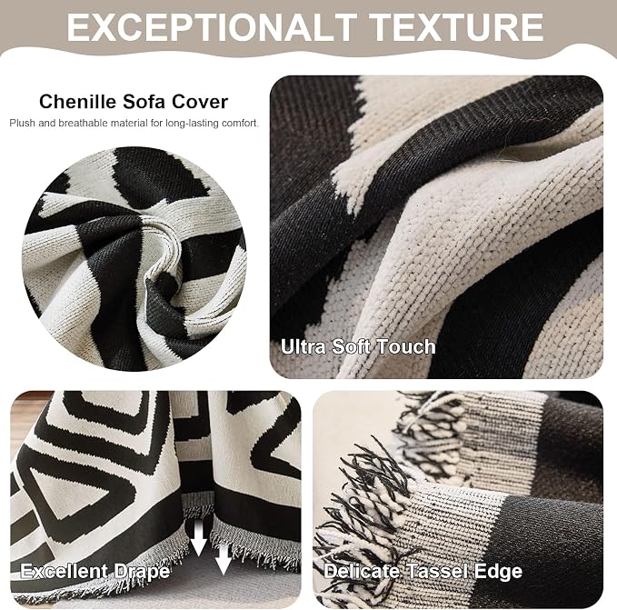 VClife Boho Couch Cover, Thick Couch Covers - Image 4