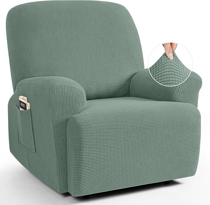 TAOCOCO Oversized Recliner Chair Covers, 1 Seater Streach Recliner Covers Soft by TAOCOCO