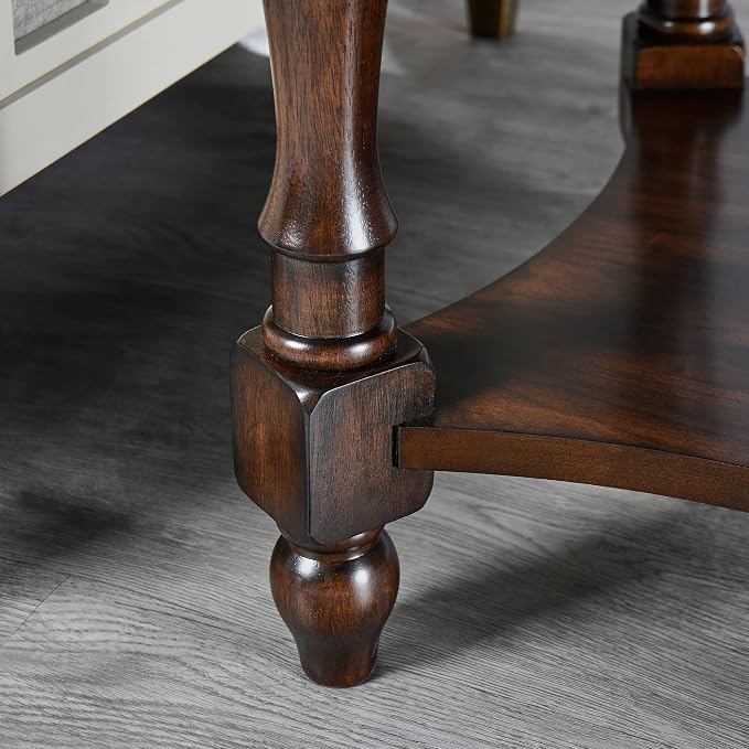 LEEMTORIG Oval Round End Table - Image 7