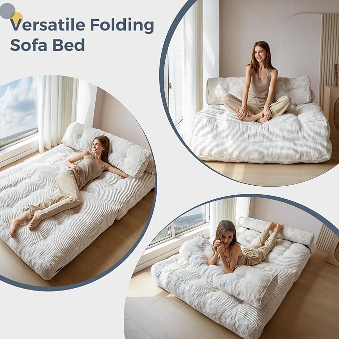 MAXYOYO Folding Sofa Bed, Convertible Sleeper Chair - Image 3