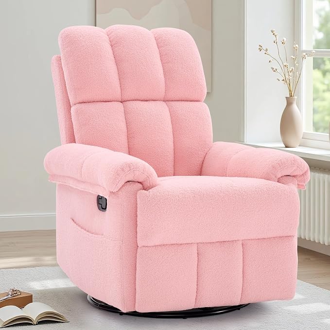 Korser Recliner Chair, Swivel Rocker Recliner Chair by KORSER