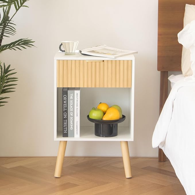 Fultyle Nightstand, Modern Bedside Table - Image 2