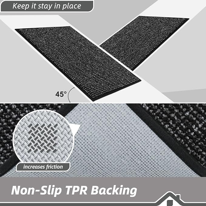 BEQHAUSE Kitchen Rugs 20"x32", Non-Slip Kitchen Mats - Image 4