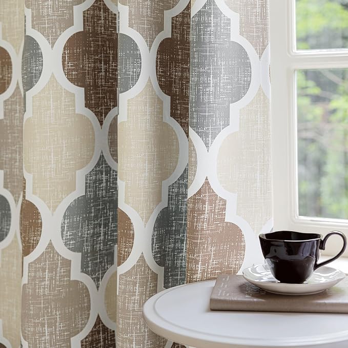 Beauoop 100% Blackout Curtains 90 Inches Long 2 Panels - Image 6