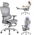 Office Chair with Footrest, Ergonomic Chair with 3D Headrest, Computer Chair by LarkLeavesOfficial