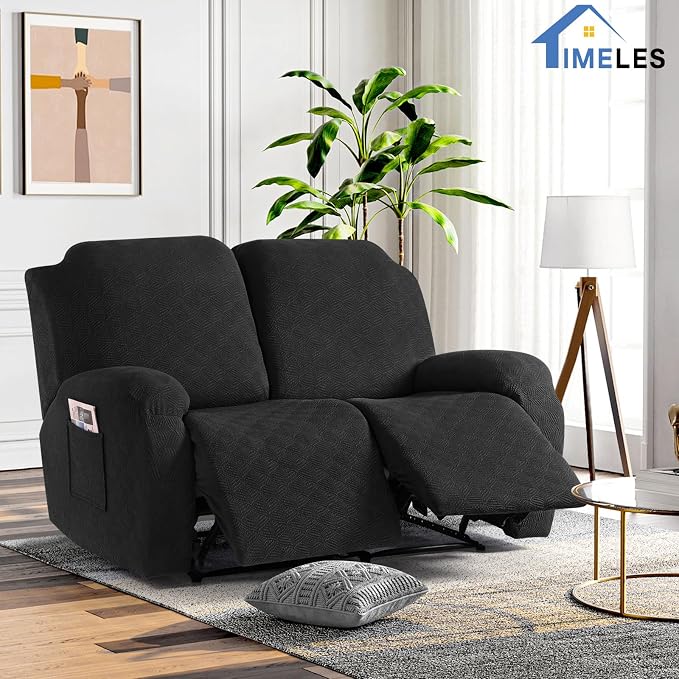 Timeles Extra Wide Recliner Loveseat Covers Oversized Reclining Couch Covers - Image 7