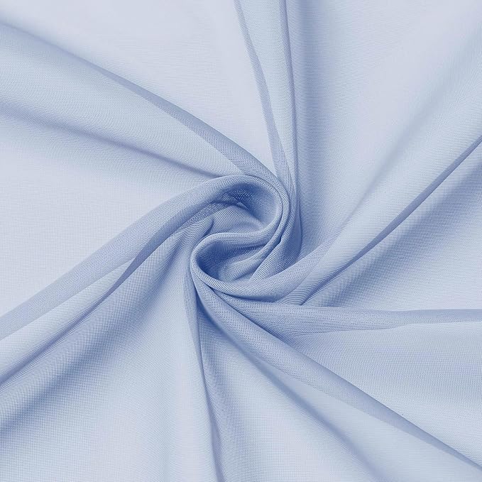 OWENIE Sheer Curtains 96 inches Long 2 Panels Set - Image 9