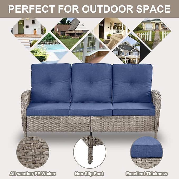 Belord Expansive 10 Pieces Outdoor Patio Furniture Set - Image 6