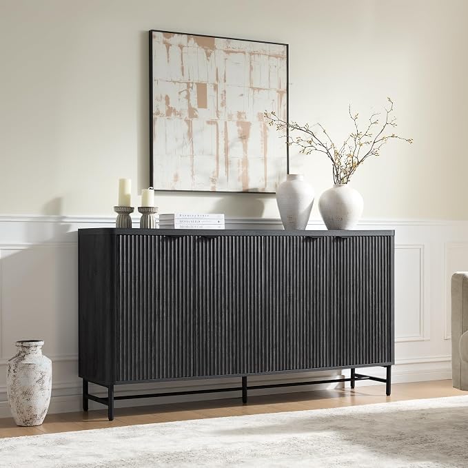 Fatmok 65" Large Sideboard Buffet Cabinet - Image 3