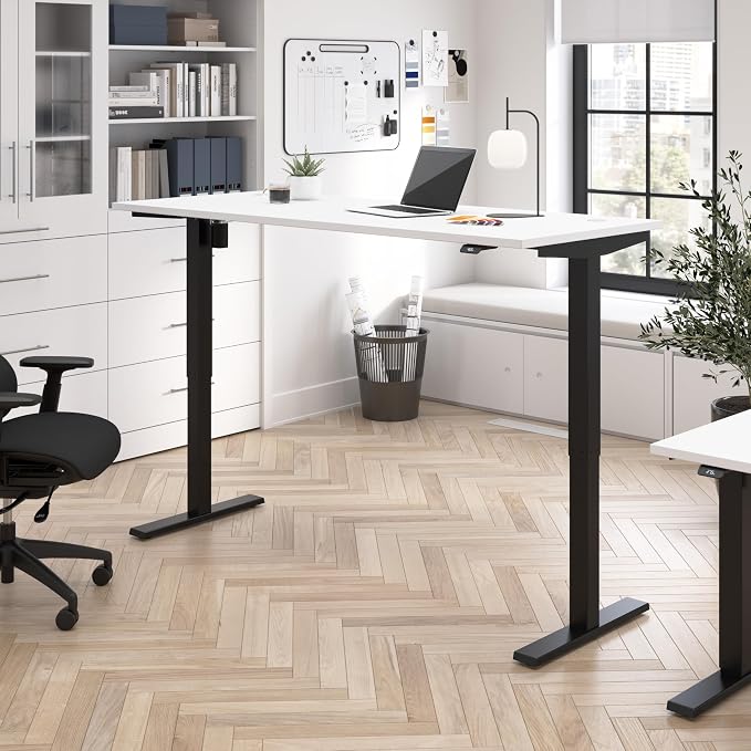 Bush Business Furniture 72-inch Electric Height Adjustable Standing Desk - Image 2