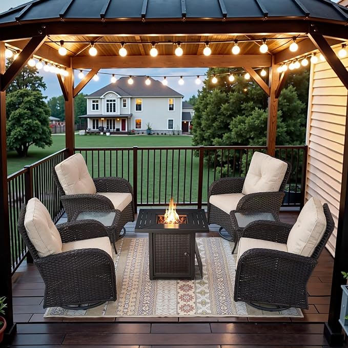 Belord 7 Piece Wicker Patio Furniture Set by Belord