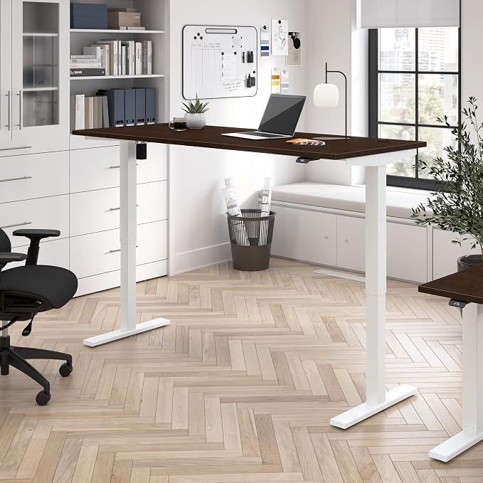 Bush Business Furniture 72-inch Electric Height Adjustable Standing Desk - Image 2