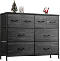 WLIVE Dresser for Bedroom with 8 Drawers, Wide Fabric Dresser for Storage and by WLIVE