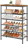 Tajsoon 6 Tier Free Standing Shoe Rack by Tajsoon