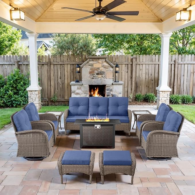 Belord Expansive 10 Pieces Outdoor Patio Furniture Set by Belord