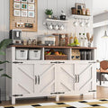 knoworld Buffet Sideboard with Storage Farmhouse with 4 Doors, Dining Room by KNOWORLD